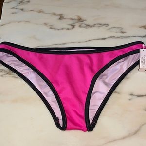 Victoria’s secret nwt hot pink bikini bottoms L